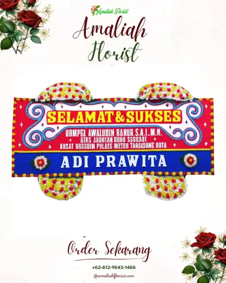 Papan Bunga Ucapan Selamat Naram